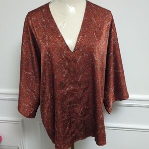 Banana Republic Soft Dolman Sleeve Blouse xl